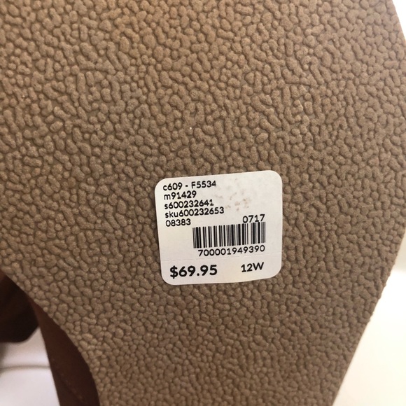 Brown bow booties 12W - Picture 5 of 5